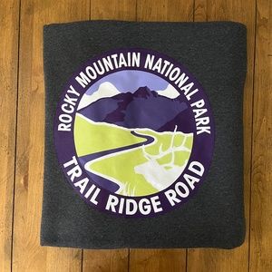 Rocky Mountain National Park Trail Ridge Road Sweatshirt Blanket